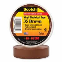 VINYL ELECTRICAL COLOR CODING TAPE 35, 3/4 IN X 66 FT, BROWN